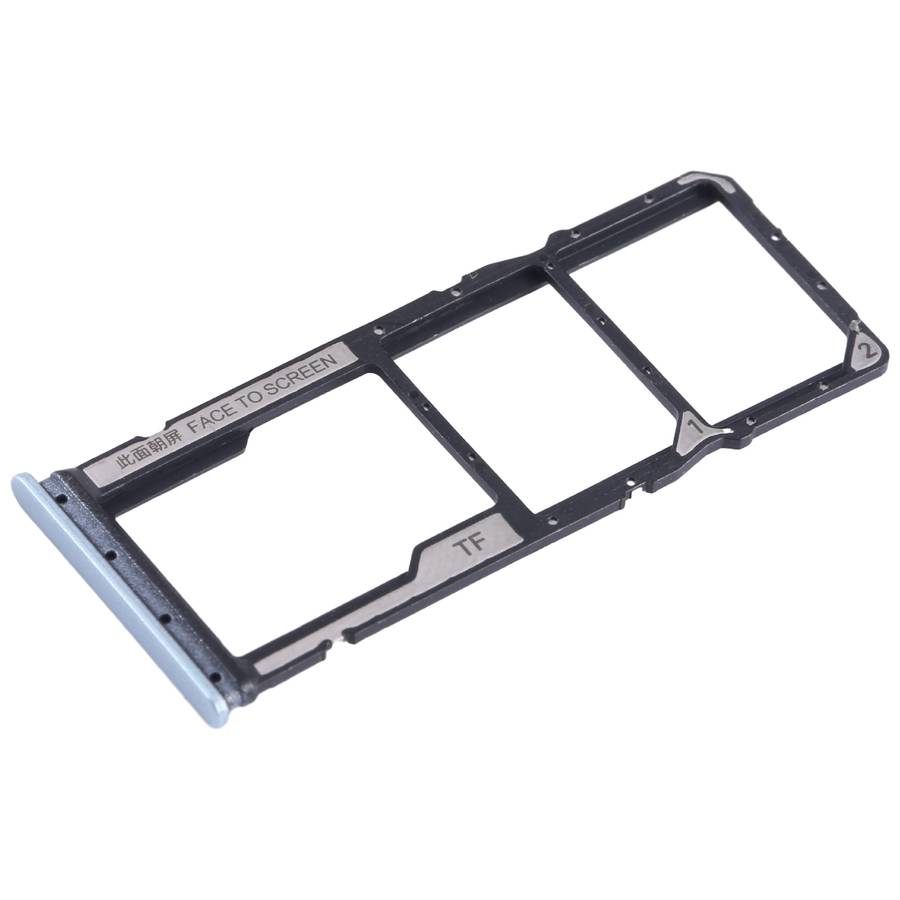 For Xiaomi Redmi 13C 4G SIM Card Tray + SIM Card Tray + Micro SD Card Tray (Black)