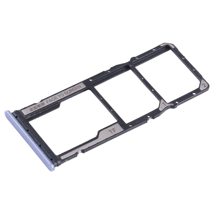 For Xiaomi Redmi 13C 4G SIM Card Tray + SIM Card Tray + Micro SD Card Tray (Black)