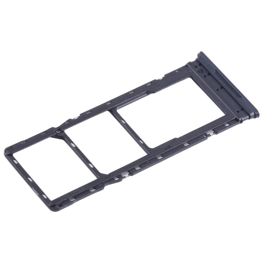 For Tecno Pova Neo SIM Card Tray + SIM Card Tray + Micro SD Card Tray (Blue)