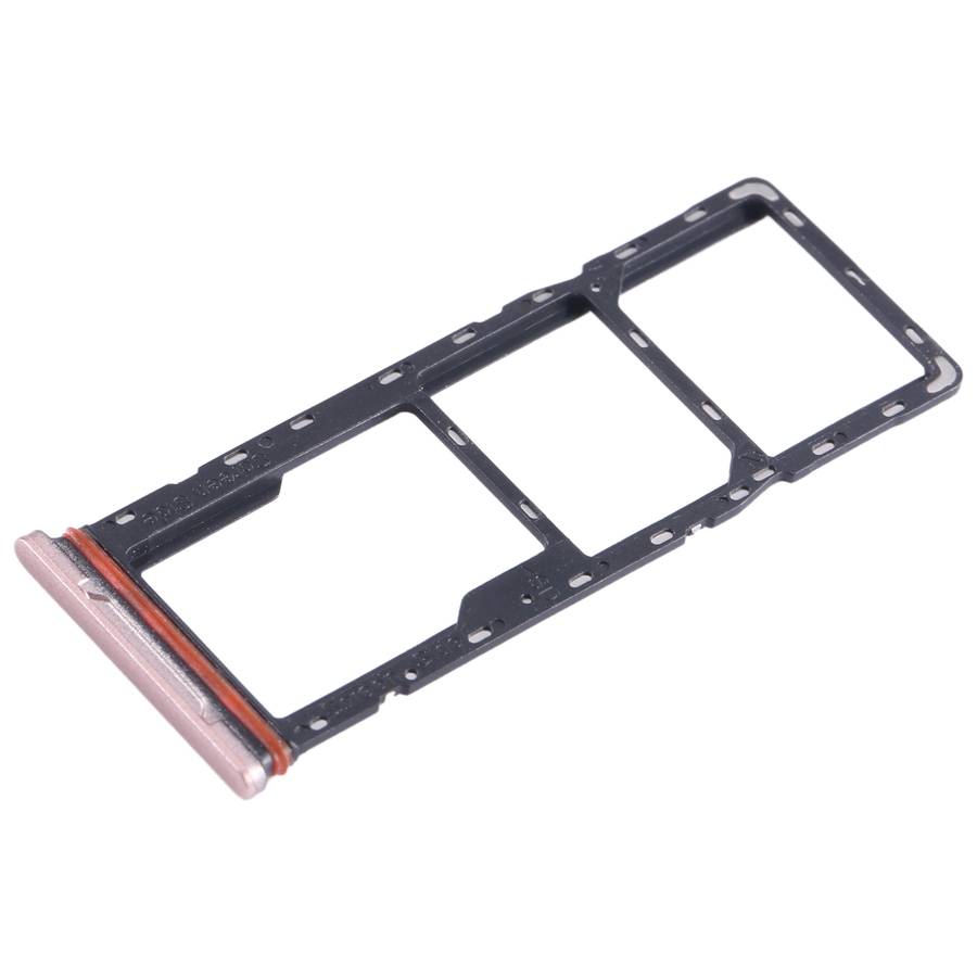 For Infinix Hot 10i X659B SIM Card Tray + SIM Card Tray + Micro SD Card Tray (Black)