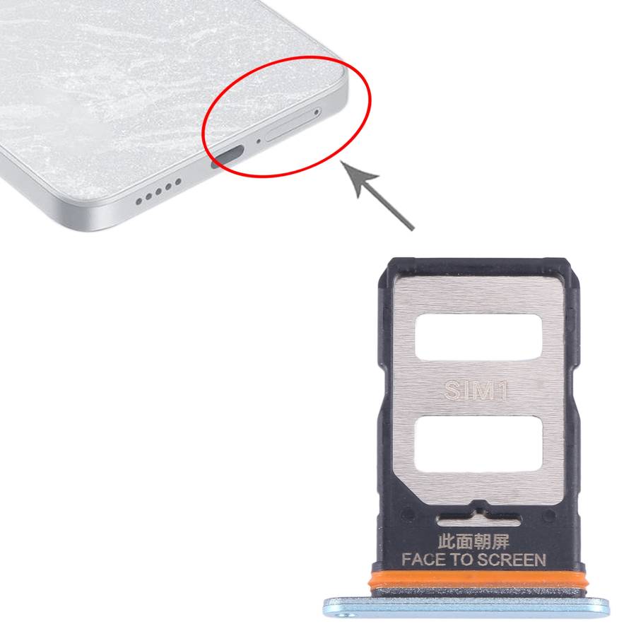 For Xiaomi Redmi Note 13 Pro 5G SIM Card Tray + SIM Card Tray (Black)