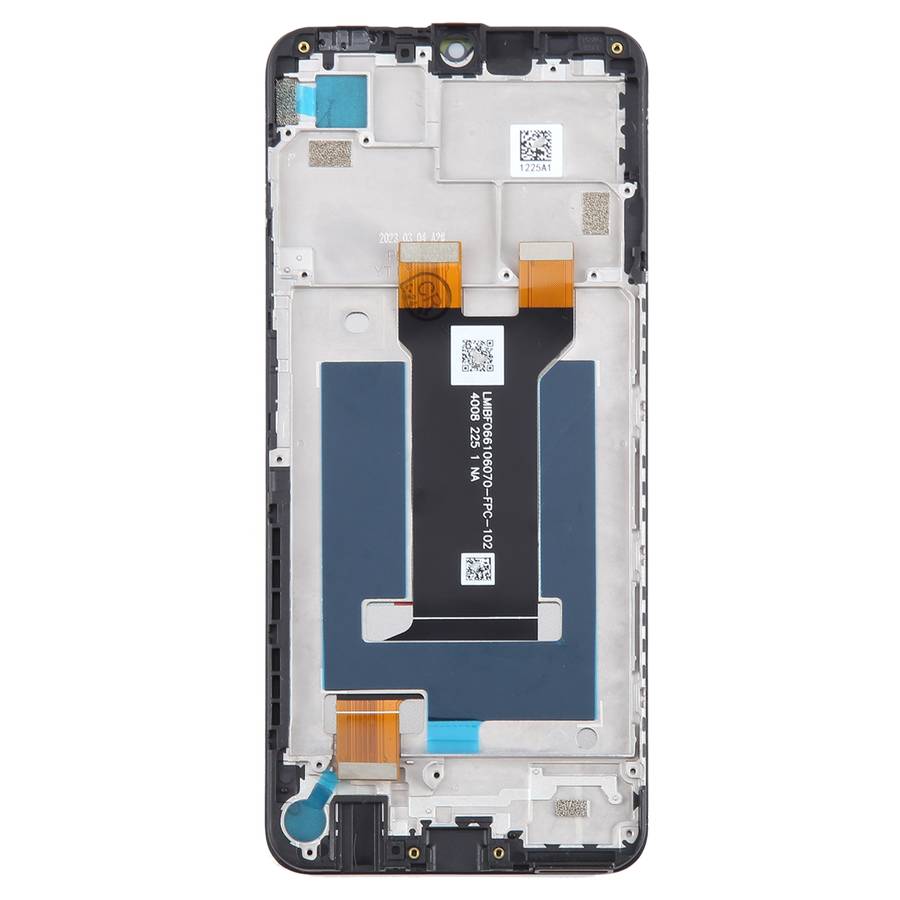 For ZTE Blade V40 Design 8046 LCD Screen Digitizer Full Assembly with Frame (Black)