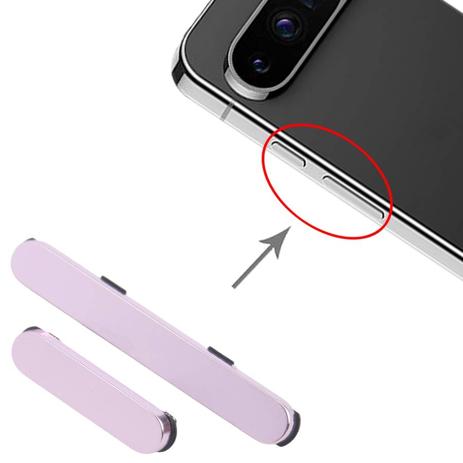 For Google Pixel 9 Pro Original Power Button and Volume Control Button (Black)