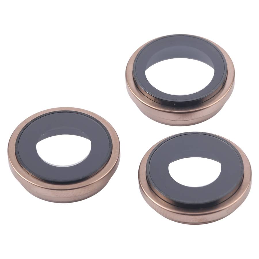 For iPhone 16 Pro Max 3pcs/Set Camera Lens Cover (Black)