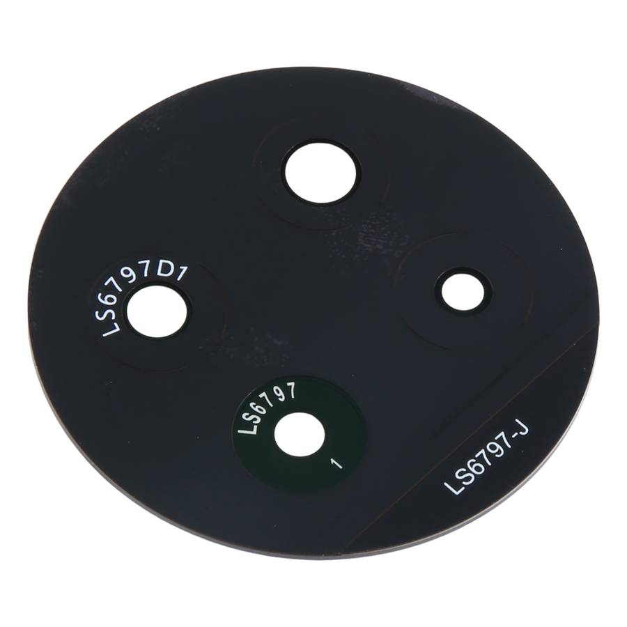 For Realme 13 Pro 10pcs Original Back Camera Lens (Black)