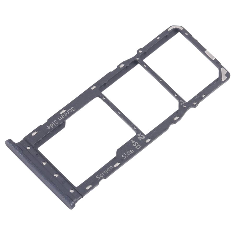 For Infinix Smart 8 Plus X6526 5pcs SIM Card Tray + SIM Card Tray + Micro SD Card Tray (Black)