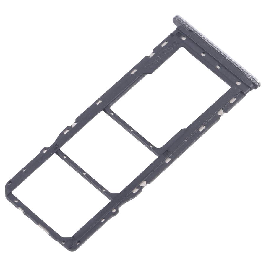 For Infinix Smart 8 Plus X6526 5pcs SIM Card Tray + SIM Card Tray + Micro SD Card Tray (Black)