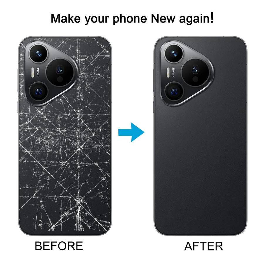 For Huawei Pura 70 Pro OEM Battery Back Cover(Black)