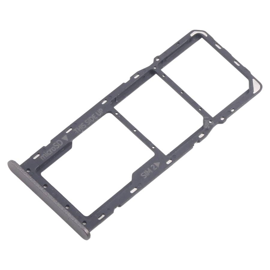 For Nokia C32 Original SIM Card Tray + SIM Card Tray + Micro SD Card Tray (Black)