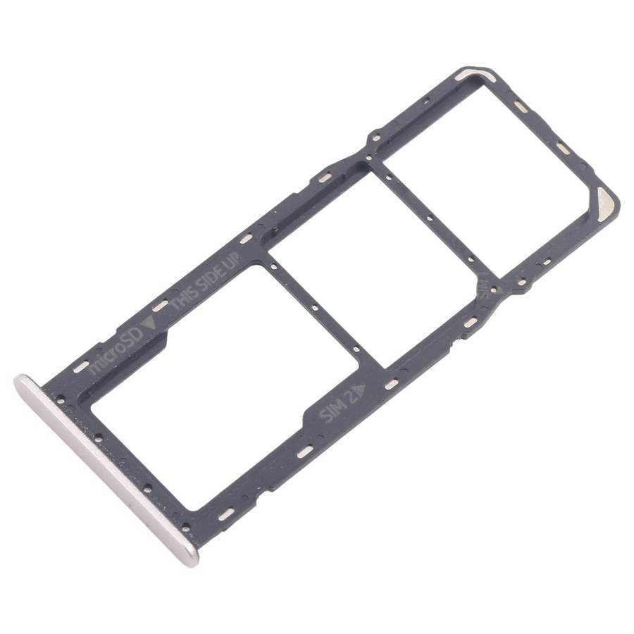 For Nokia C32 Original SIM Card Tray + SIM Card Tray + Micro SD Card Tray (Black)