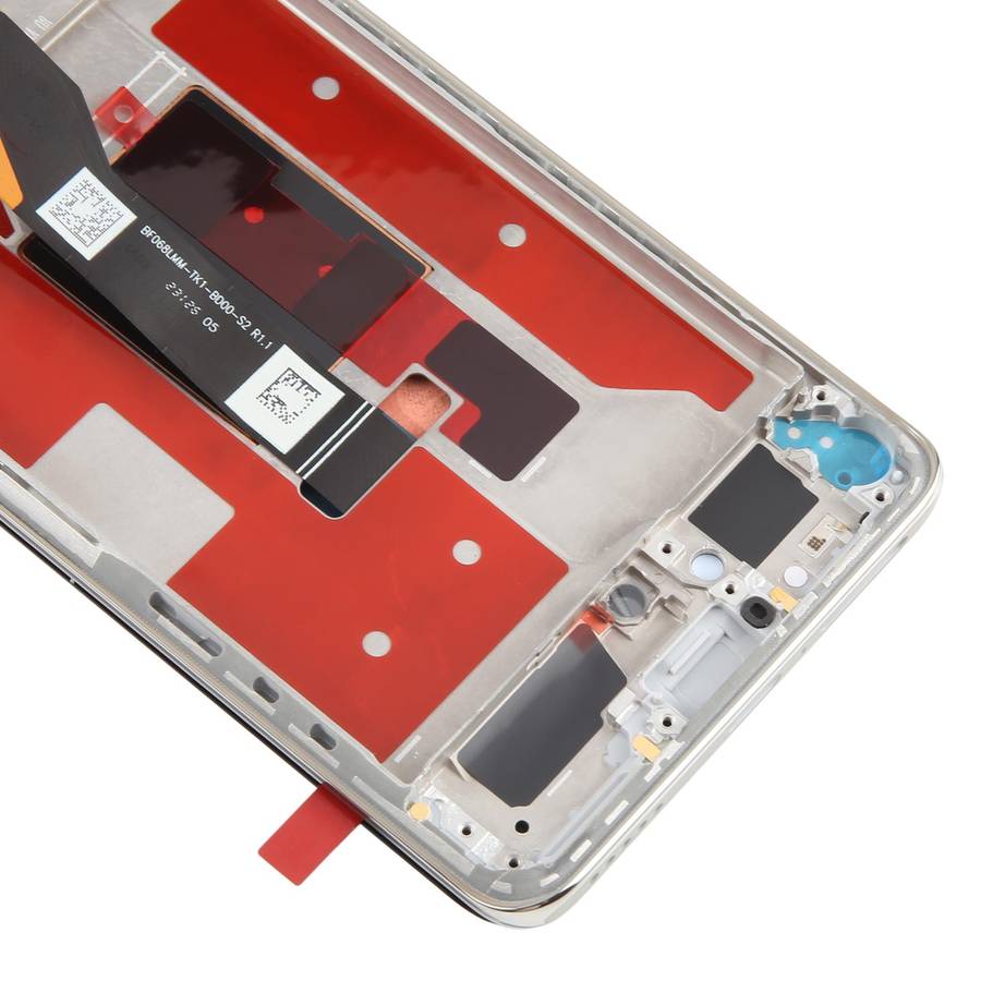 For Honor 90 Pro Original LCD Screen Digitizer Full Assembly with Frame (Silver)