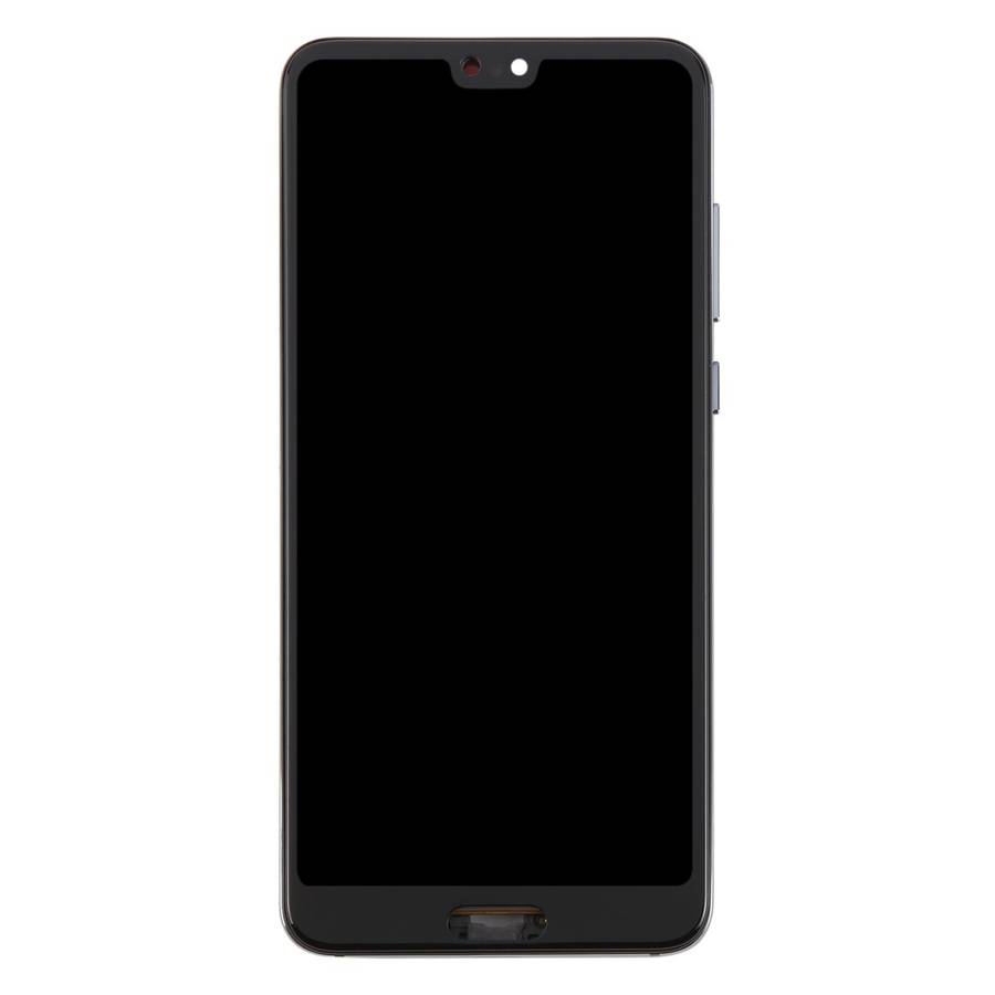 For Huawei P20 Pro TFT LCD Screen Digitizer Full Assembly with Frame(Black)