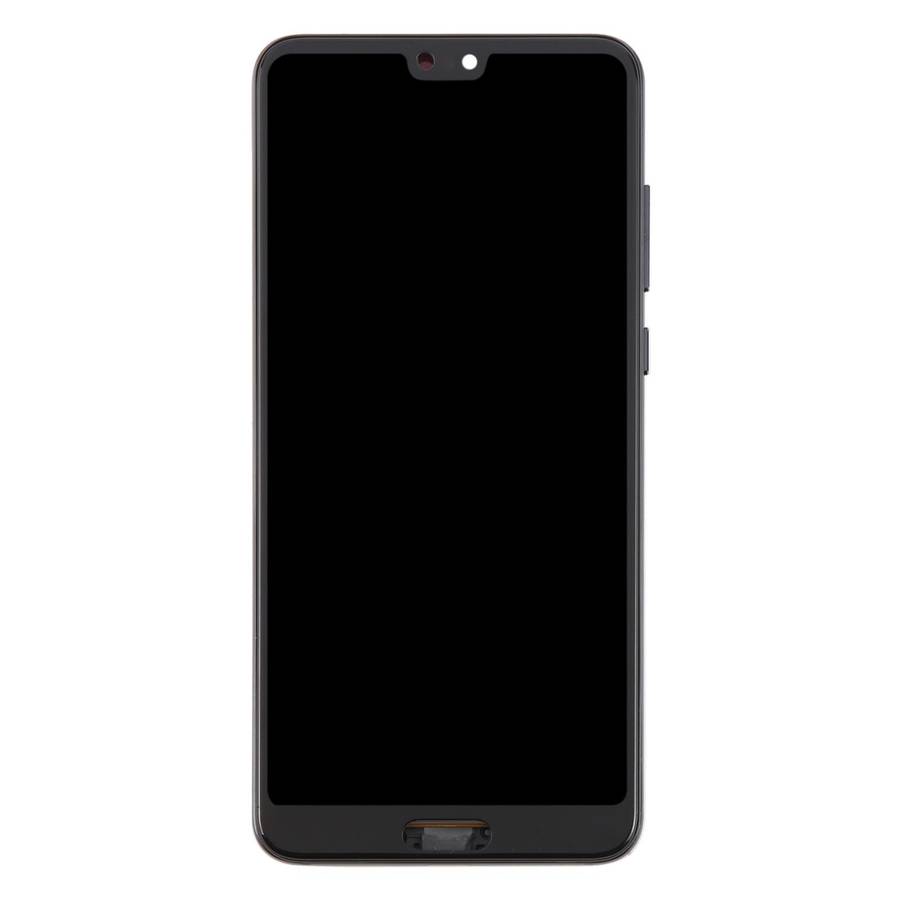 For Huawei P20 Pro TFT LCD Screen Digitizer Full Assembly with Frame(Black)