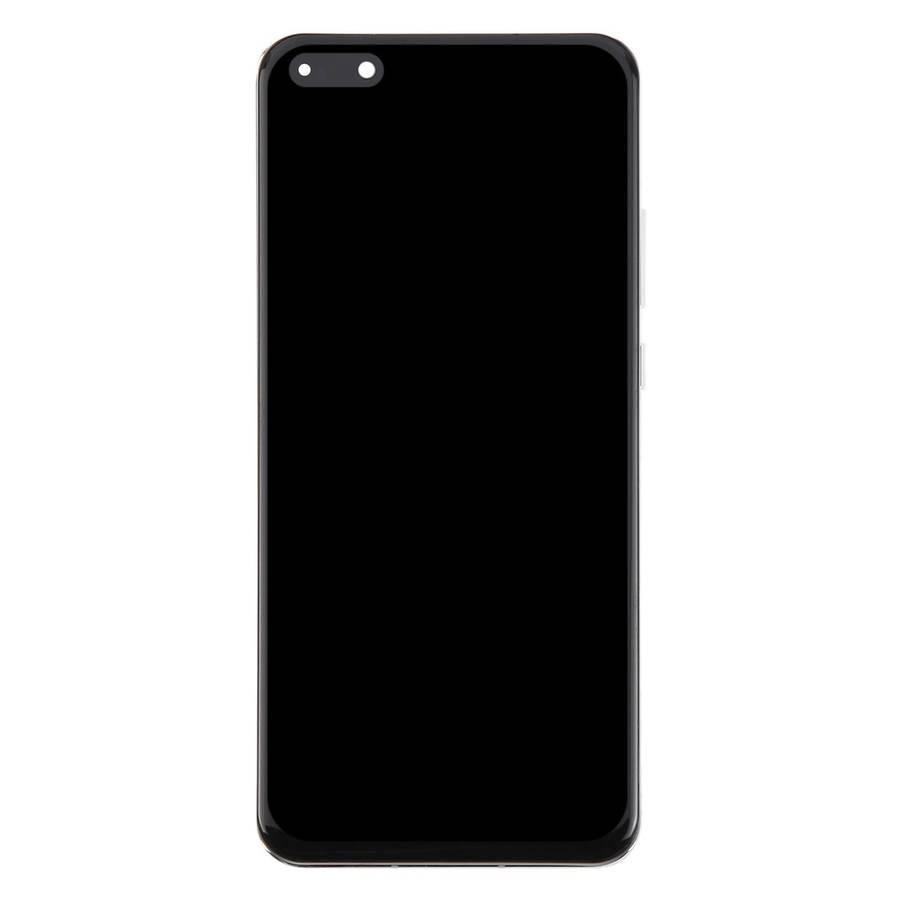 For Huawei P40 Pro TFT LCD Screen Digitizer Full Assembly with Frame, Not Supporting Fingerprint Ide
