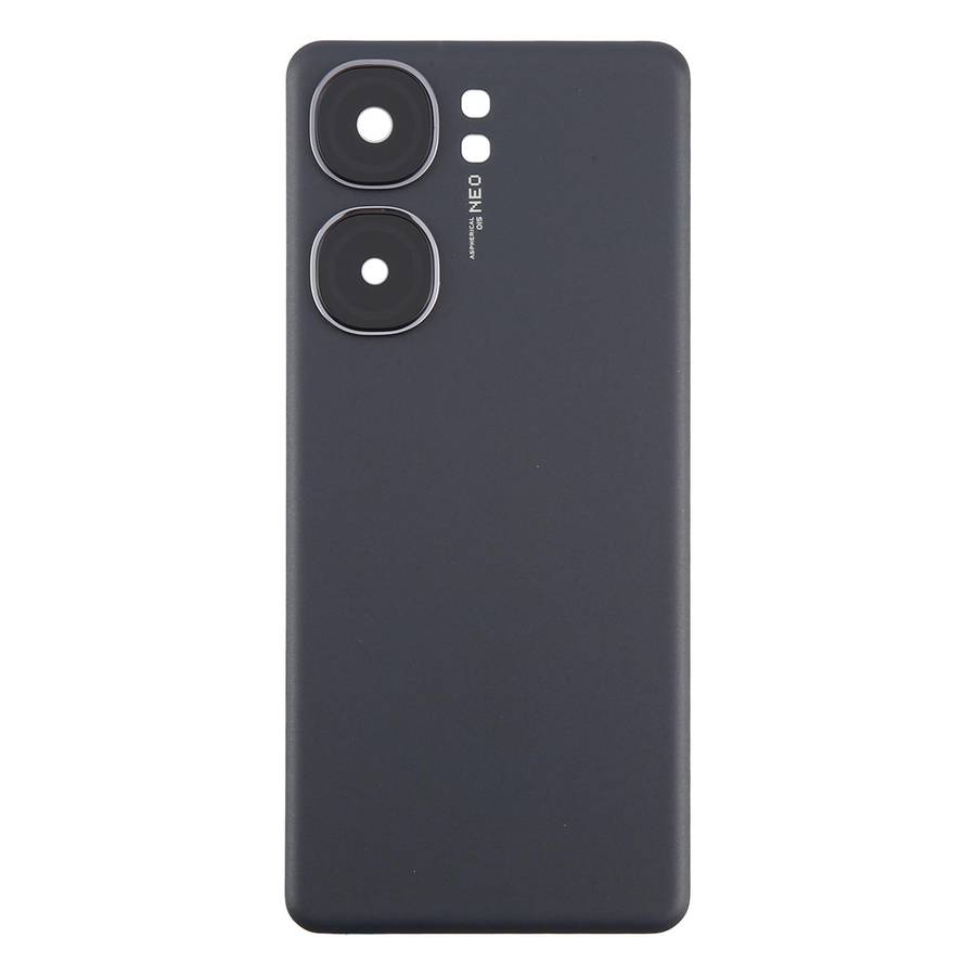 For vivo iQOO Neo9 Pro Battery Back Cover with Camera Lens Cover(Black)
