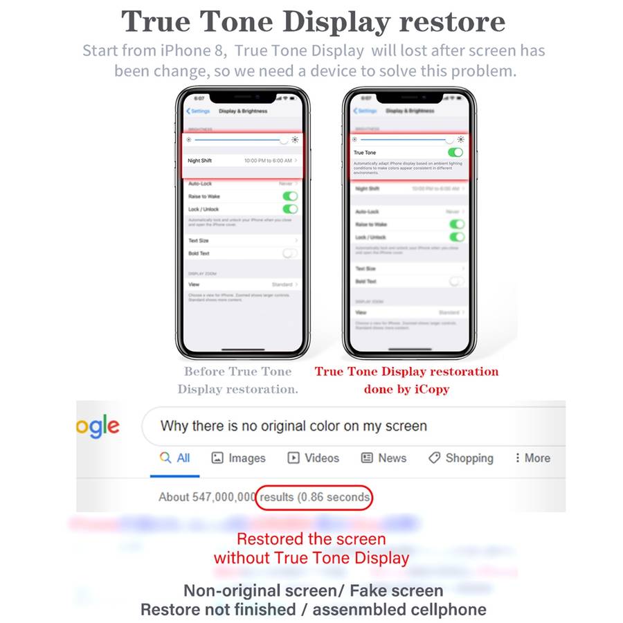 Qianli iCopy Plus 3 in 1 LCD Screen Original Color Repair Programmer For iPhone