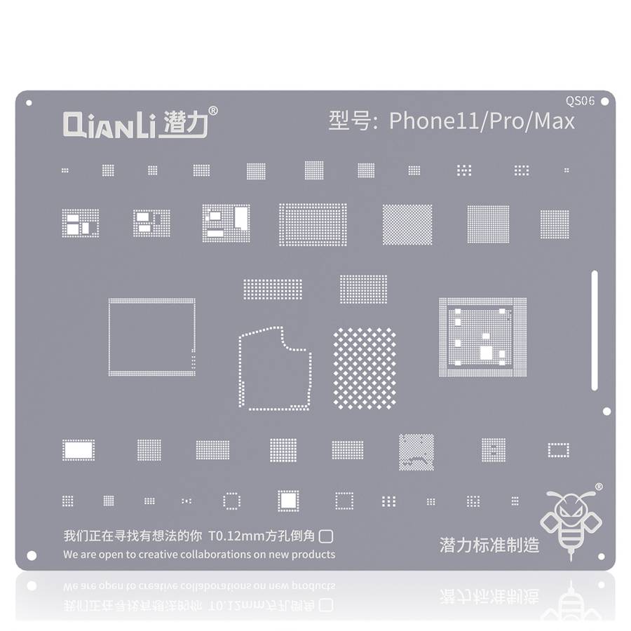 QIANLI QS06 Replacement Bumblebee Stencil For iPhone 11 / 11 Pro / Max