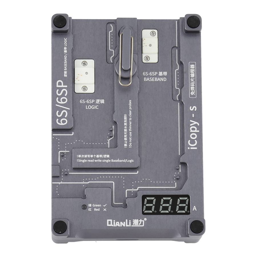 Qianli iCopy-S Double Sided Chip Test Stand 4 in1 Logic Baseband EEPROM Chip Non-removal For iPhone