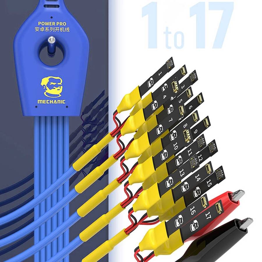 Mechanic Power Pro 17 in 1 Mobile Phone Power Supply Test Cable for Android