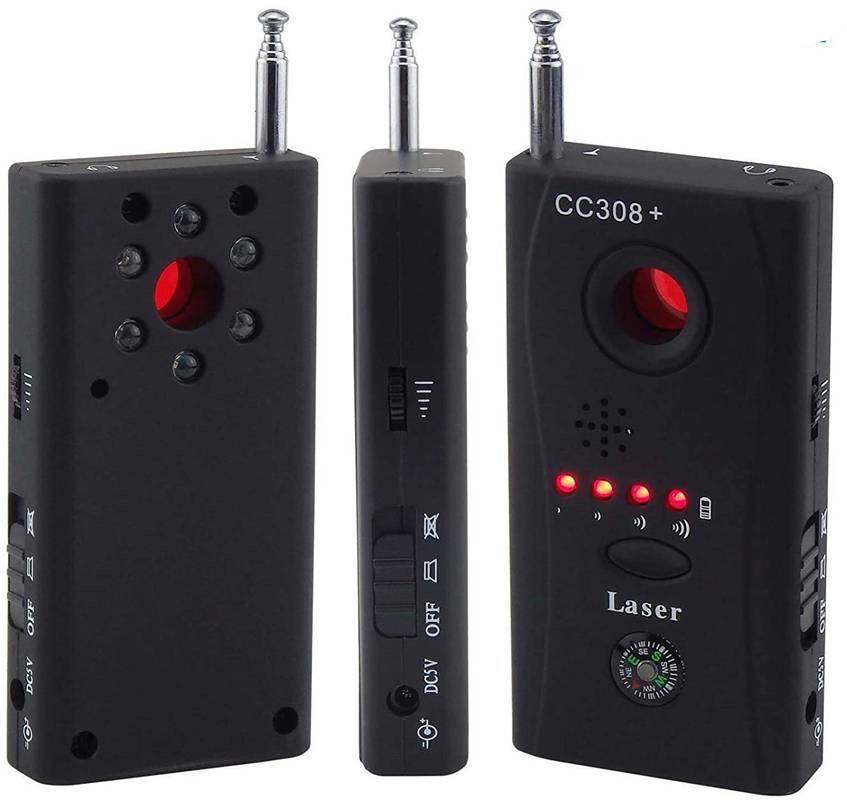 CC308 Full Range Camera Laser Detector Mini Wireless Camera Signal GSM Device Finder