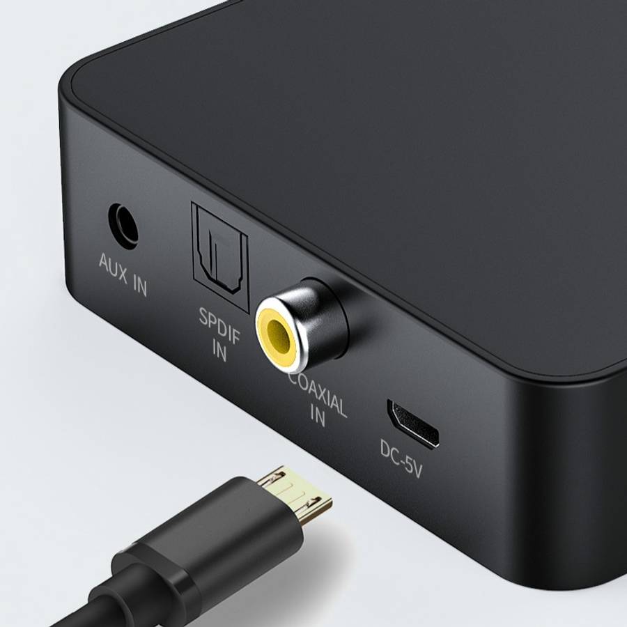 T6 Bluetooth 5.0 Computer TV Transmitter Fiber coaxial AUX Multifunction TF Card HiFI Bluetooth Au