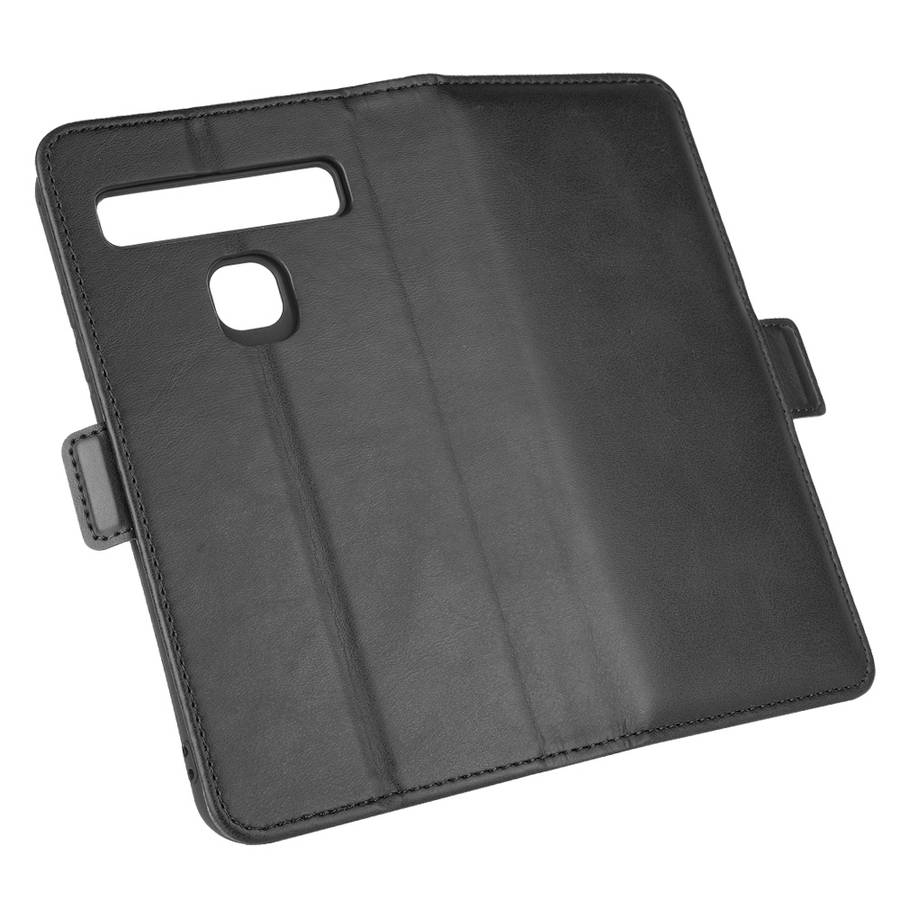For TCL 10L Dual-side Magnetic Buckle Horizontal Flip Leather Case with Holder & Card ... (Black)