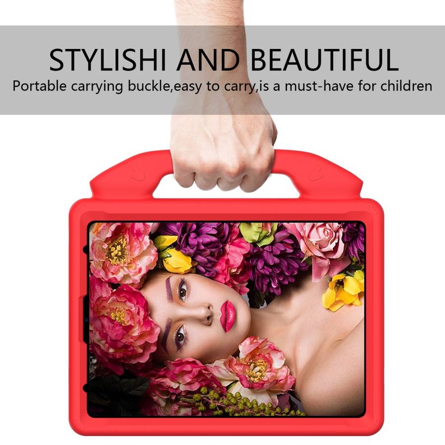 For iPad Pro 11 2020 EVA Shockproof Tablet Case with Thumb Bracket(Red)