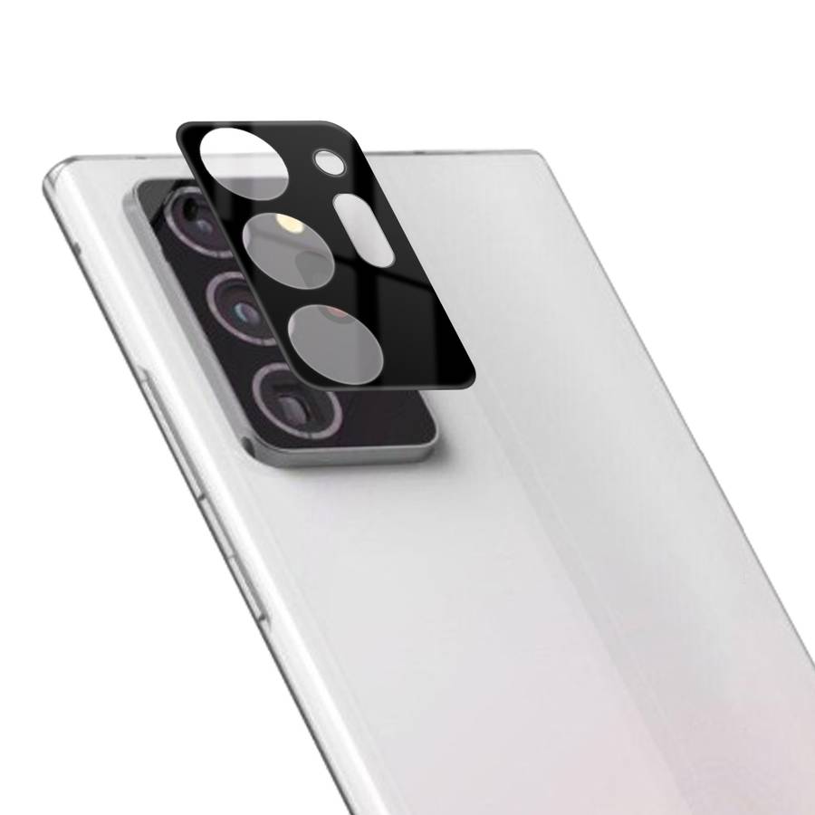 For Samsung Galaxy Note20 Ultra mocolo 0.15mm 9H 2.5D Round Edge Rear Camera Lens Temp ... (Black)