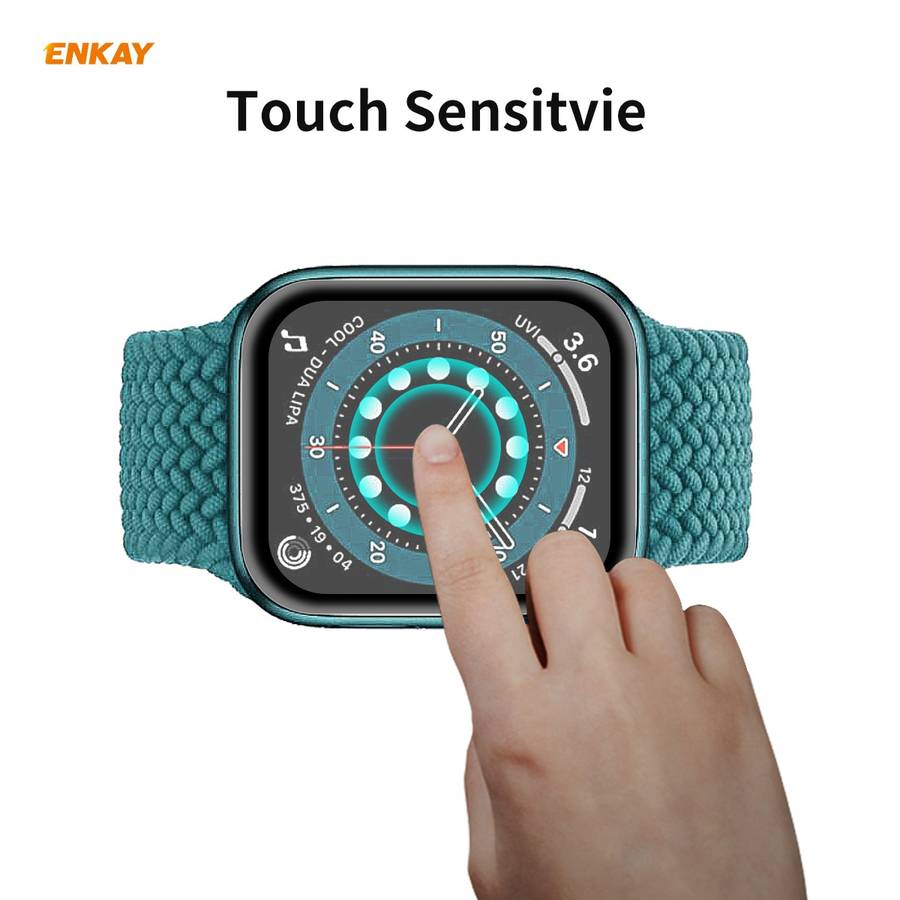 For Apple Watch 6/5/4/SE 40mm 10 PCS ENKAY Hat-Prince 3D Full Screen Soft PC Edge + PMMA HD Screen