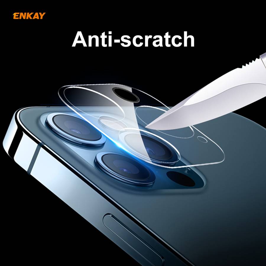 For iPhone 12 Pro ENKAY Hat-Prince 9H Rear Camera Lens Tempered Glass Film Full Coverage Protector