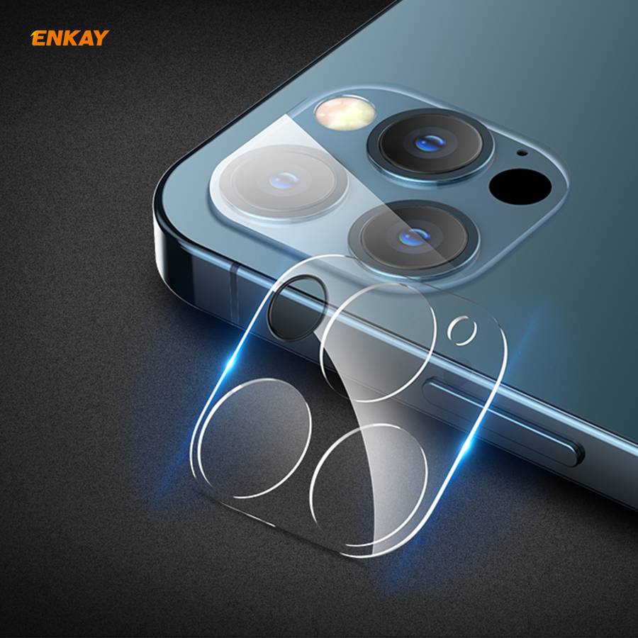 For iPhone 12 Pro ENKAY Hat-Prince 9H Rear Camera Lens Tempered Glass Film Full Coverage Protector
