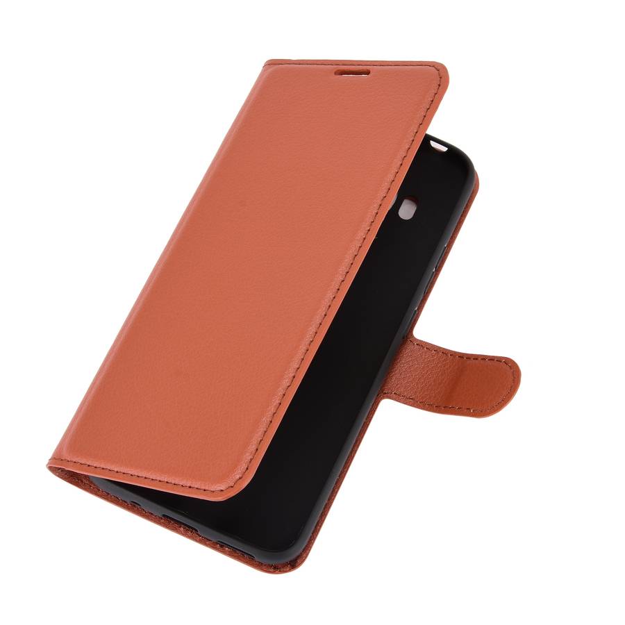 For Nokia 5.4 Litchi Texture Horizontal Flip Protective Case with Holder & Card Slots ... (Brown)