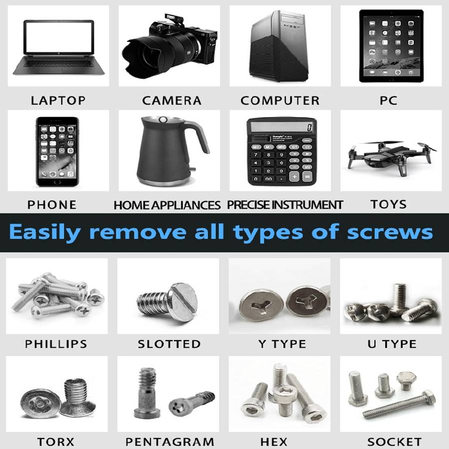 160 in 1 Portable Mobile Phone Computer Universal Repair and Disassembly Tool Set