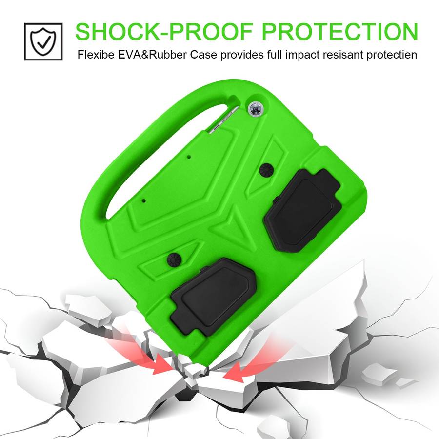 For Huawei MatePad T10S 10.1 / T10 9.7 Sparrow Style EVA Material Children Shockproof ... (Green)