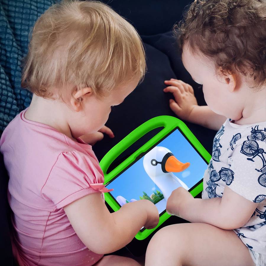 For Huawei MatePad T10S 10.1 / T10 9.7 Sparrow Style EVA Material Children Shockproof ... (Green)