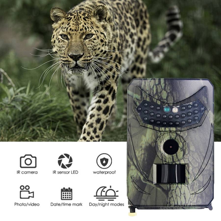 PR100C Camera for Hunting 3MP Color CMOS Image Sensor Security Monitor Infrared Waterproof for Wil
