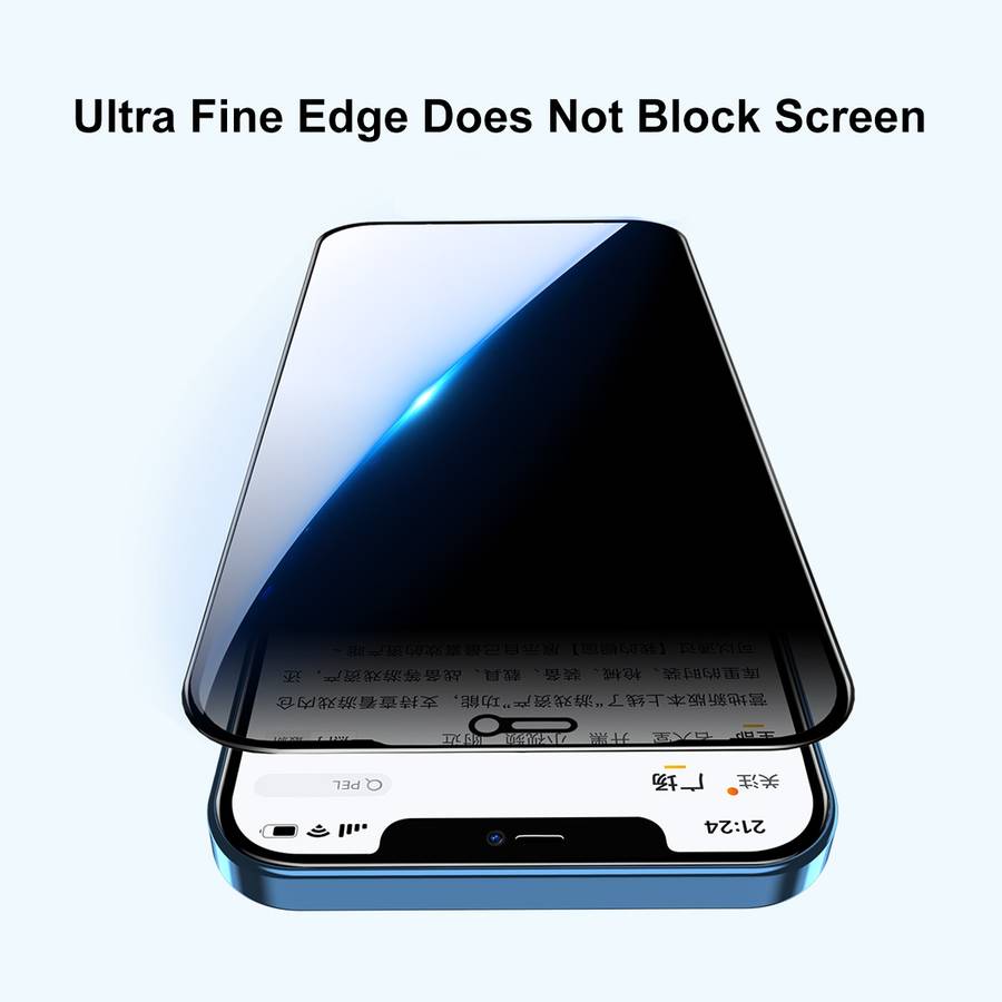 5 PCS ENKAY Hat-Prince Full Coverage 28 Degree Privacy Screen Protector ... For iPhone 11 Pro Max