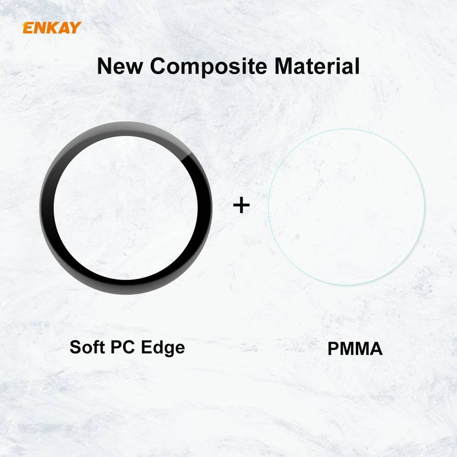 10 PCS For Huawei WATCH 3 46mm ENKAY Hat-Prince 3D Full Coverage Soft PC Edge + PMMA HD Screen Pro