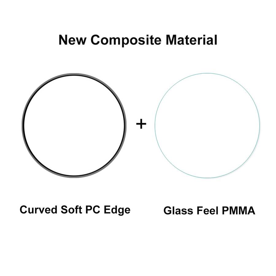 5 PCS For Xiaomi Watch Color 2 ENKAY Hat-Prince 3D Full Coverage Soft PC Edge + PMMA HD Screen Pro