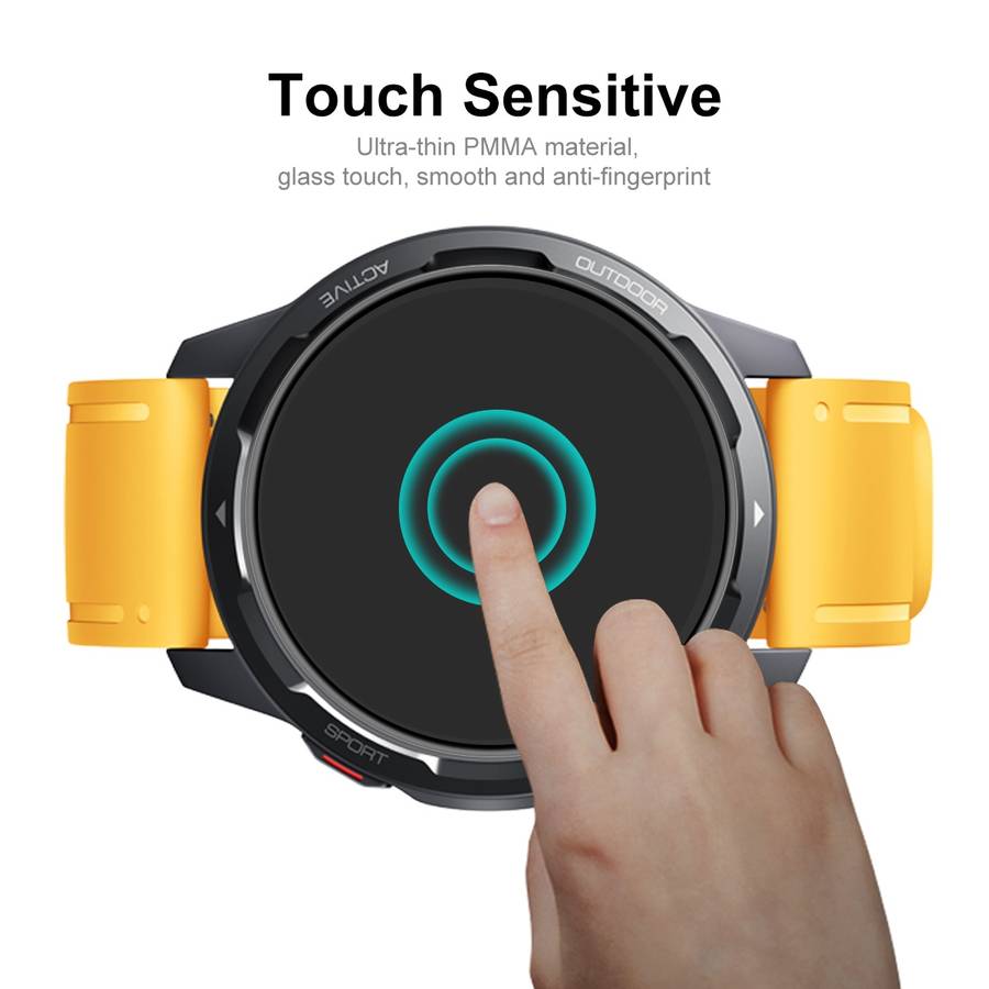 5 PCS For Xiaomi Watch Color 2 ENKAY Hat-Prince 3D Full Coverage Soft PC Edge + PMMA HD Screen Pro