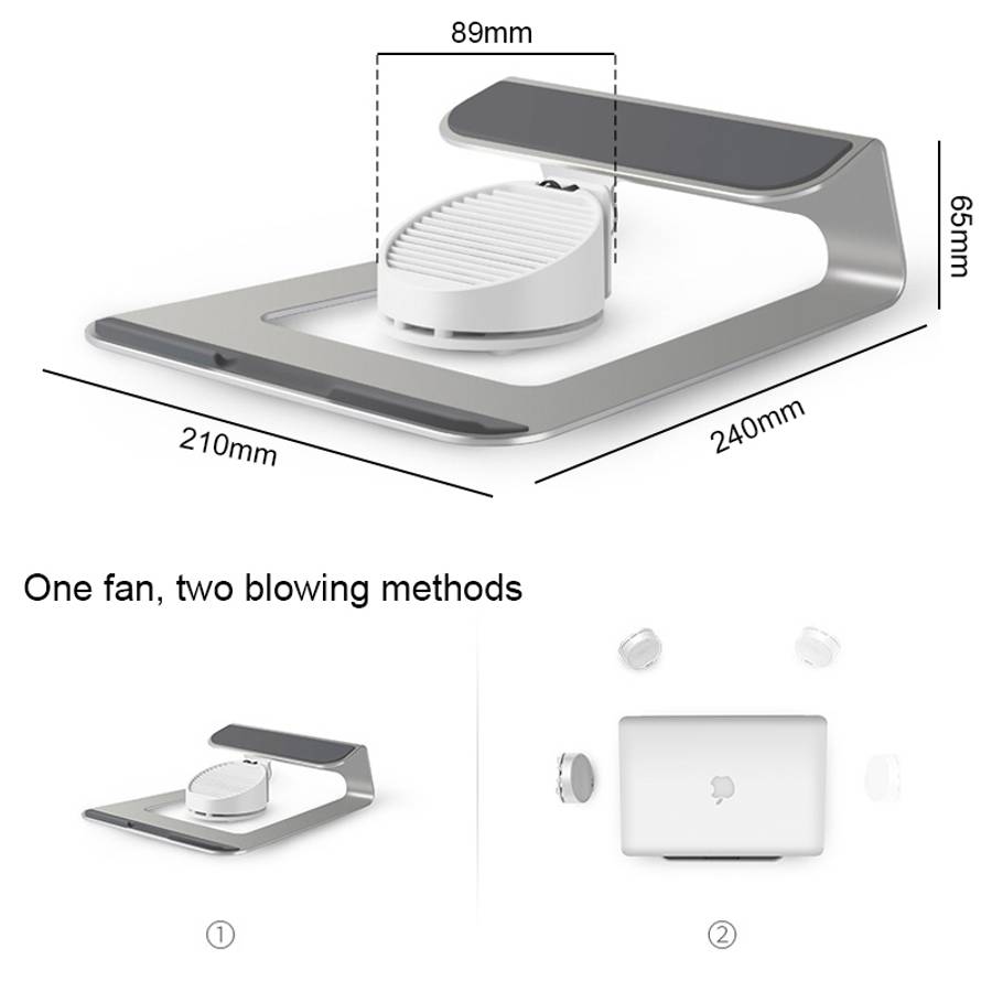 AP-1S Aluminum Alloy Laptop Stand with Radiator