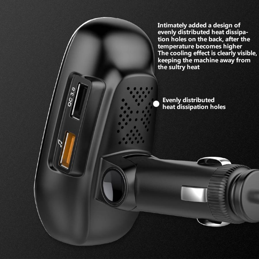 BT29 Color Screen Car Multi-functional Mp3 Player Multi-language Aux Out Card Bluetooth Adapter