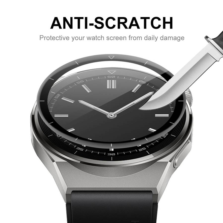 10 PCS For Huawei Watch GT 3 Pro 46mm ENKAY 3D Full Coverage Soft PC Edge + PMMA HD Screen Watch F