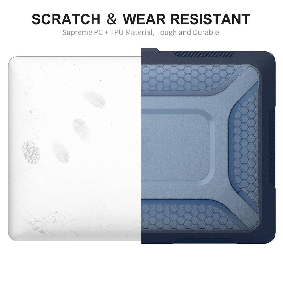 For MacBook Pro 13.3 A2251/A2289/A2338 ENKAY Hat-Prince 3 in 1 Protective Bracket Case ... (Grey)