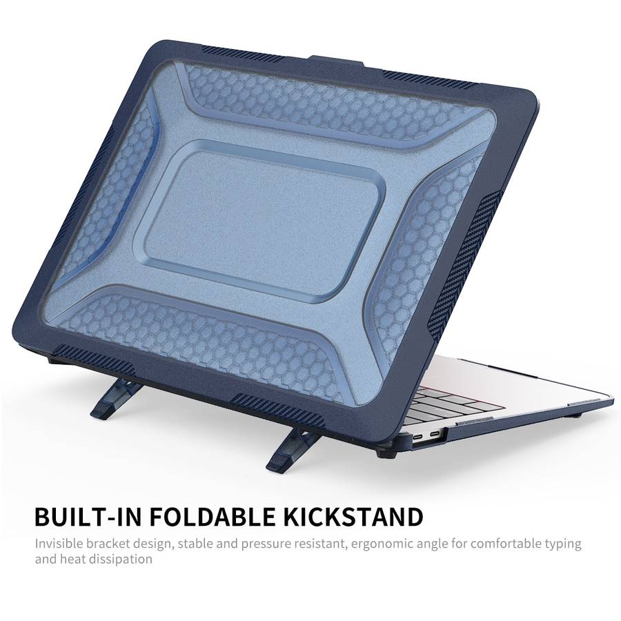 For MacBook Pro 13.3 A2251/A2289/A2338 ENKAY Hat-Prince 3 in 1 Protective Bracket Case ... (Grey)