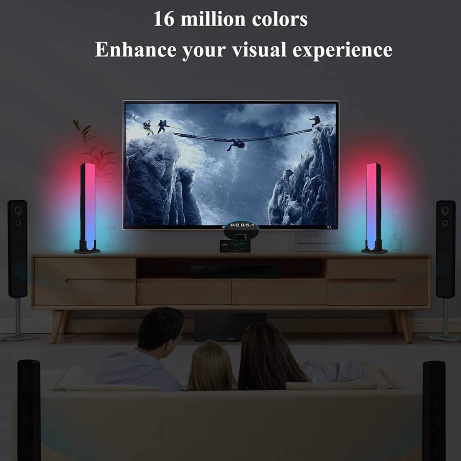 ZM-021 Music Sync LED Bar Ambient Light TV Tuya Desktop Atmosphere Lamp