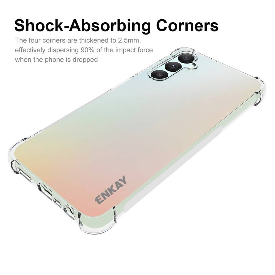 For Samsung Galaxy A05s ENKAY Hat-Prince Transparent TPU Shockproof Phone Case