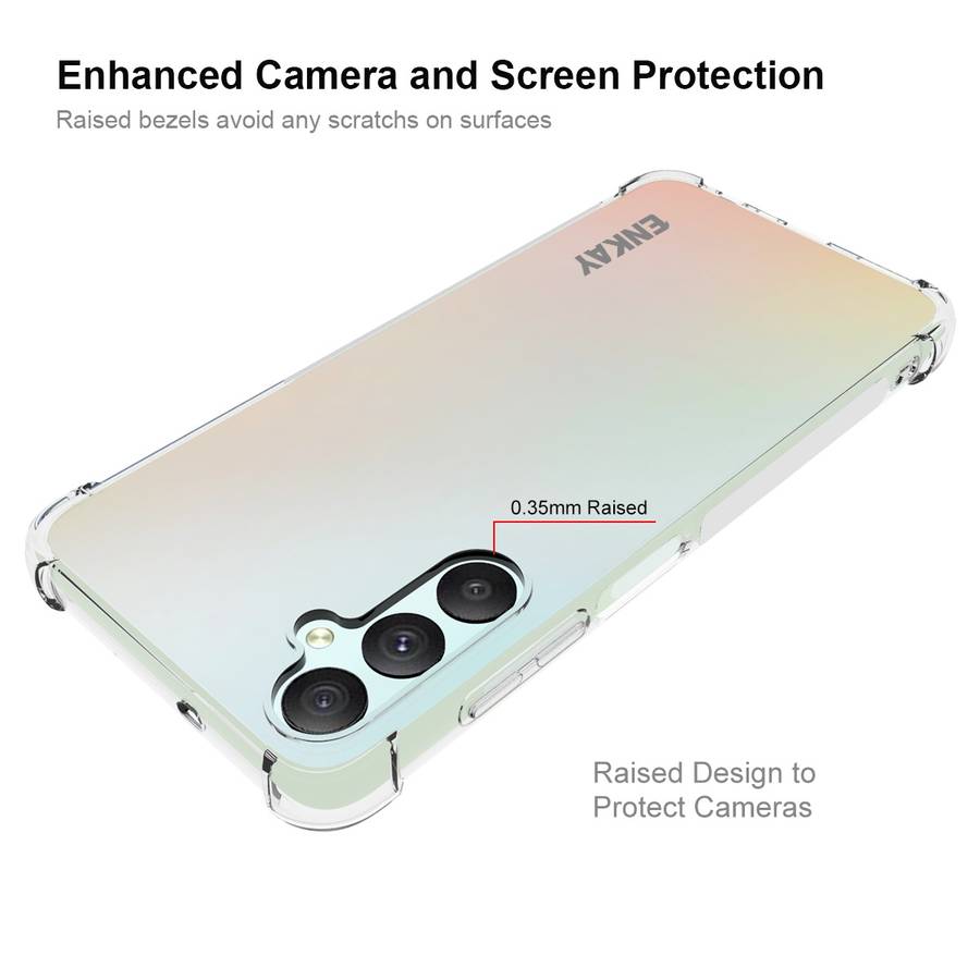 For Samsung Galaxy A05s ENKAY Hat-Prince Transparent TPU Shockproof Phone Case