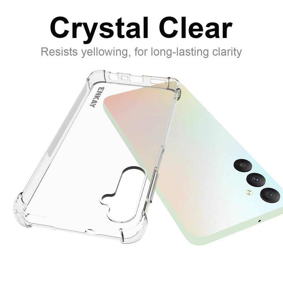 For Samsung Galaxy A05s ENKAY Hat-Prince Transparent TPU Shockproof Phone Case