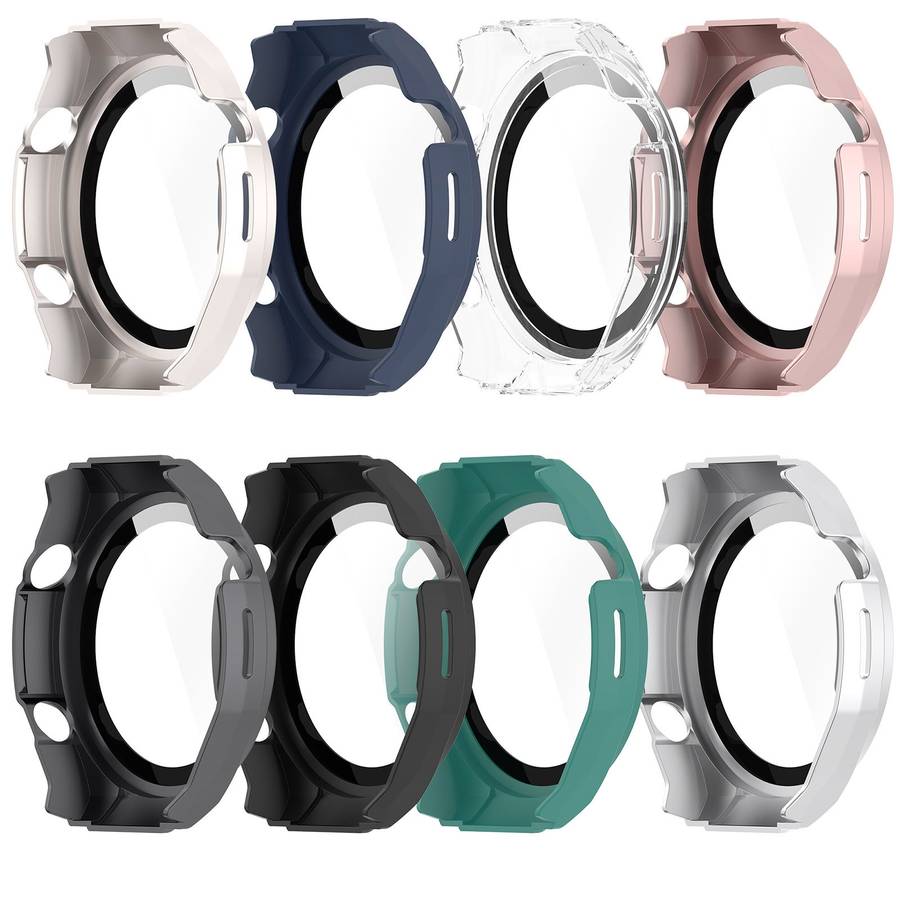 For Huawei Watch Ultimate PC+ Toughened Film Integrated Watch Protective Case(Grey)